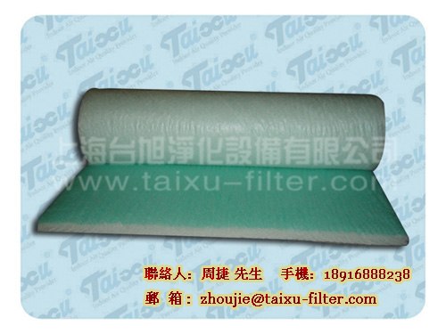 供应PA-50阻漆棉,玻璃纤维漆雾过滤棉