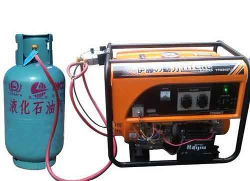 供应5KW小型家用燃气汽油发电机