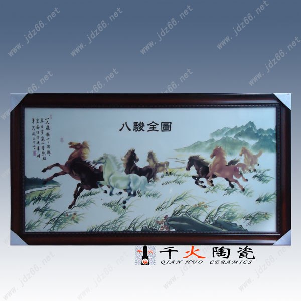供应陶瓷厂生产装饰画瓷板画大型瓷板画装饰瓷板画室内装饰画