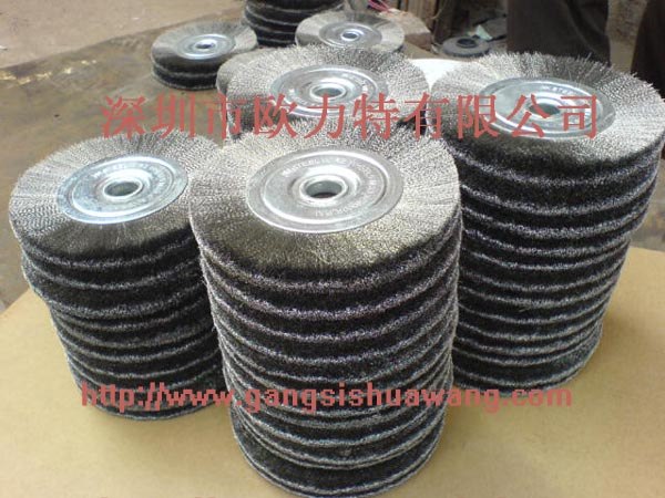 供应拉链抛光钢丝轮|工业抛光钢丝刷|不锈钢丝轮