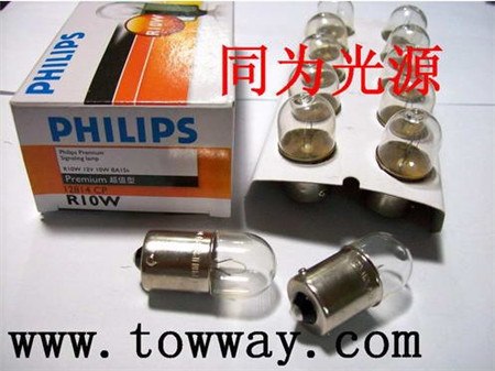 供应卡口单触点灯泡PHILIPS 12814 12V10W