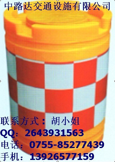 供应环保更安全的防撞设施,塑料防撞桶,玻璃钢防撞桶,深圳中路达全国低价供应