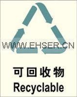 供应安全标识牌可回收物