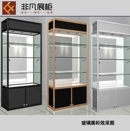 供应郑州玻璃展柜设计|郑州玻璃展柜制作公司|郑州精品玻璃展柜制作【郑州非凡展柜】
