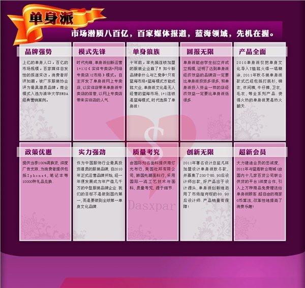 代理合作单身派-休闲服装加盟|男装加盟|女装加盟|