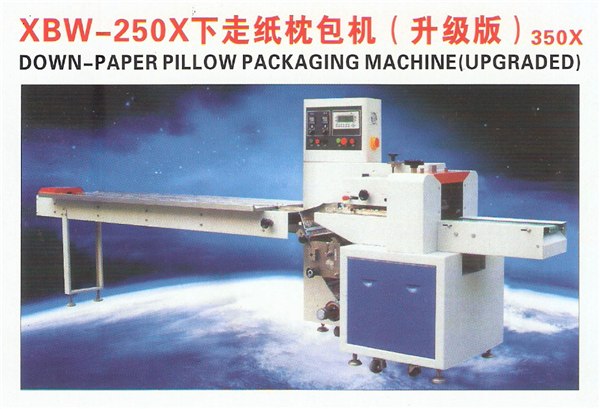 供应XBW-250X祥搏下走纸枕包机