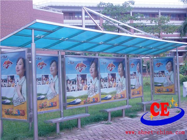 供应杭州停车棚专用PC阳光板