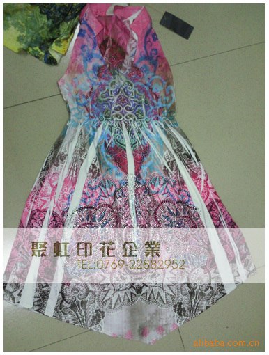 供应东莞服装内衣面料数码印花数码印花打版、生产