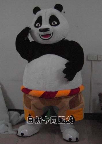供应功夫熊猫卡通服装卡通人偶服装