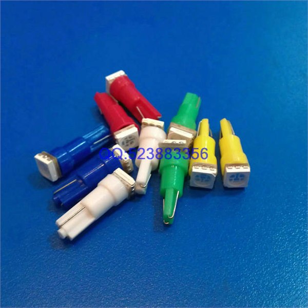 LED灯T5 1灯5050 汽车信号灯 指示灯 仪表灯 门灯