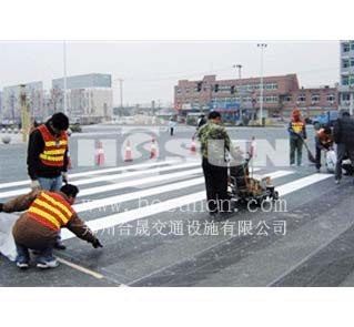 高速公路划线施工市政道路划线施工合晟交通划线专家
