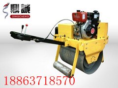 供应行业最低价重型手扶式单轮压路机沟槽压实机小型振动压路机