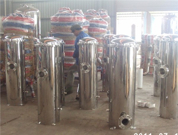 供应法兰式过滤器抱箍式20寸过滤器上海奥力原出品 