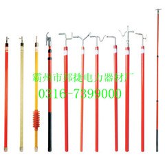 供应厂家直销3米3节伸缩加锁母式操作杆  3米3节伸缩加锁母式拉闸杆  