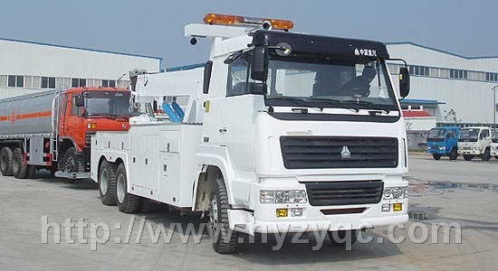 斯太尔后双桥清障车