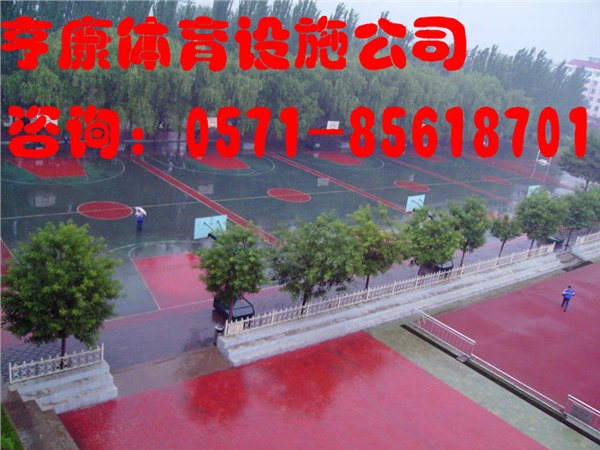 供应湖州塑胶篮球场嘉兴塑胶网球场施工