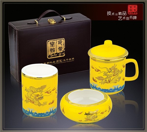 供应龙运中华办公三件套（黄、红、黑）