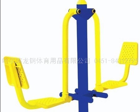 哈尔滨户外健身器材双位坐蹬训练器