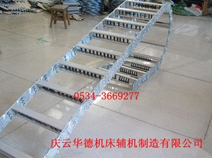 钢铝拖链框架式中间可放隔离片起到梳理电线的作用华德钢铝拖链