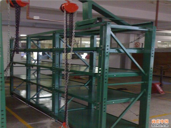 供应供应标准三格四层模具架，重型抽屉式模具架，标准模具架带天车葫芦