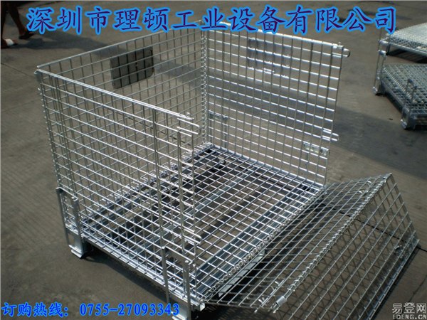 供应仓储笼，折叠式仓库笼，移动蝴蝶笼，金属仓储笼