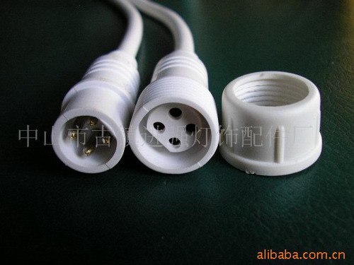 供应供应护栏灯专用四芯防水插头