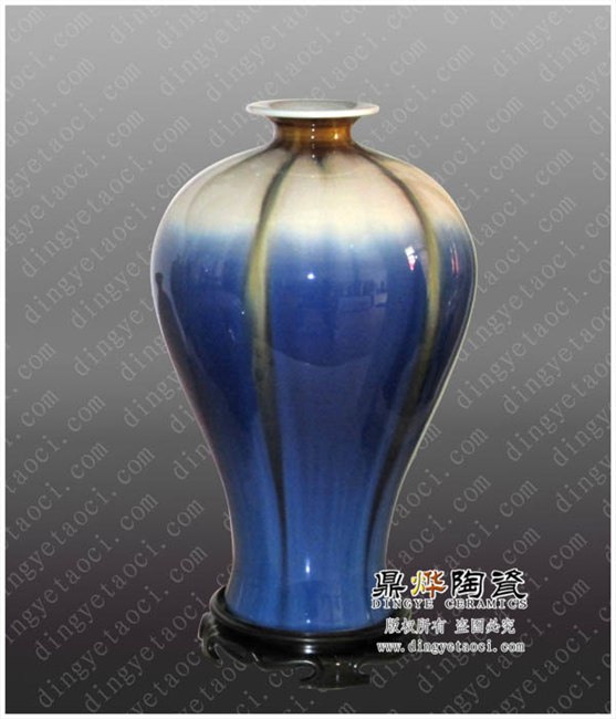 供应景德镇陶瓷器花瓶 时尚家居装饰工艺品 颜色釉窑变花瓶