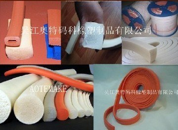 供应矽胶硅橡胶海绵管条
