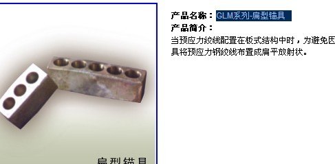 锚具和连接器