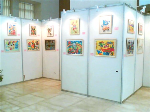 供应八棱柱展板展板展览板PVC展板标摊隔板