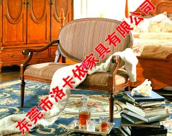 供应洛卡依 别墅家具 美式酒店家具定制 美式客房家具 广东酒店家具