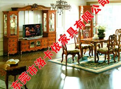 供应洛卡依 美式乡村家具 实木家具 工厂直销 酒柜 酒水柜 别墅工程