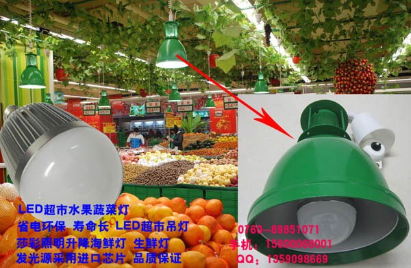 供应超市水果灯 蔬菜灯 生鲜灯