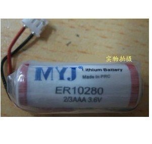 供应三菱J2S伺服工控电池 MYJ ER10280 2/3AAA 3.6V锂