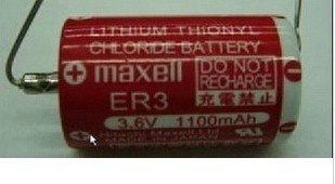 供应Maxcell麦克赛尔万胜 ER3V 1/2AA 3.6V锂电池