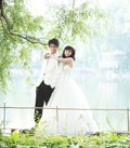 个性婚纱照外景