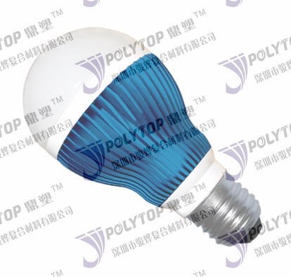 深圳 LED球泡灯外壳外罩专用PC原料