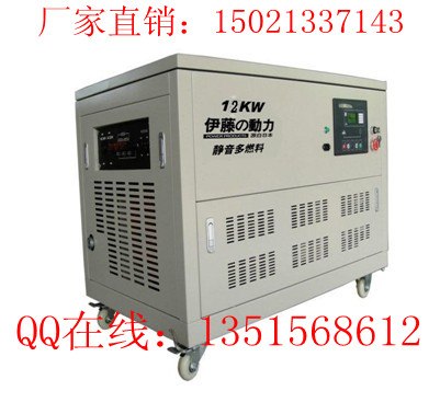 供应12KW进口燃气发电机_全自动汽油发电机