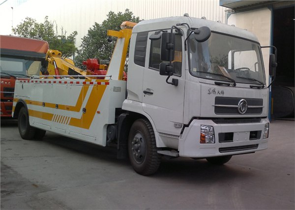 东风天锦单桥拖吊联体清障车