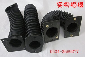 丝杠防护罩德国工艺出口台湾喷塑铁连接板中间可带有网孔