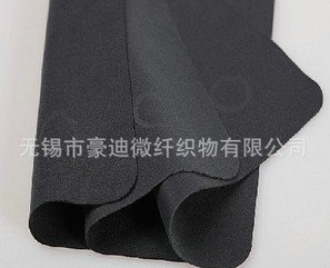 供应黑色超细纤维眼镜布