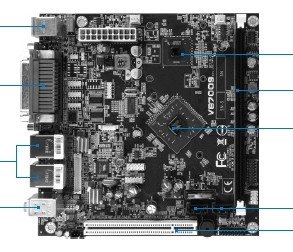 VB7009 威盛 工业主板 嵌入式主板 MINI主板