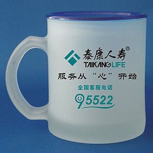 供应泉州石狮广告磨砂杯制作