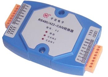供应RS485-CAN-F2转换器，带有一路全双工RS485接口和两路