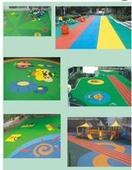 供应上海杭州宁波苏州无锡南京安徽合肥市人造草坪幼儿园彩色塑胶塑胶跑道体育设施