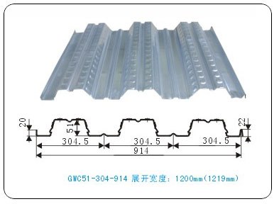 供应YX76-305-915型楼承板压型钢板