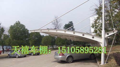 供应天禧膜结构遮阳车棚