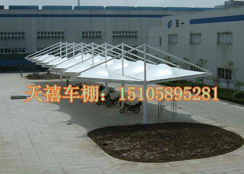 供应金华膜结构汽车遮阳棚