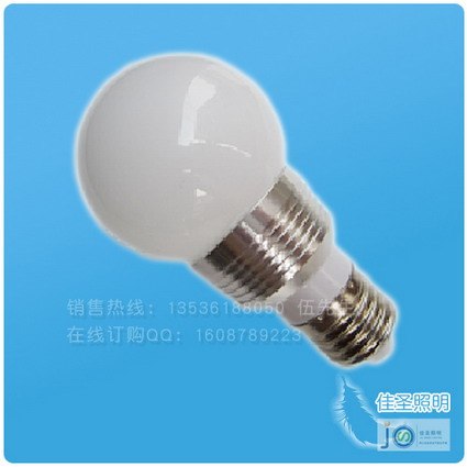 供应圆纹散热5W佳圣LED球泡灯