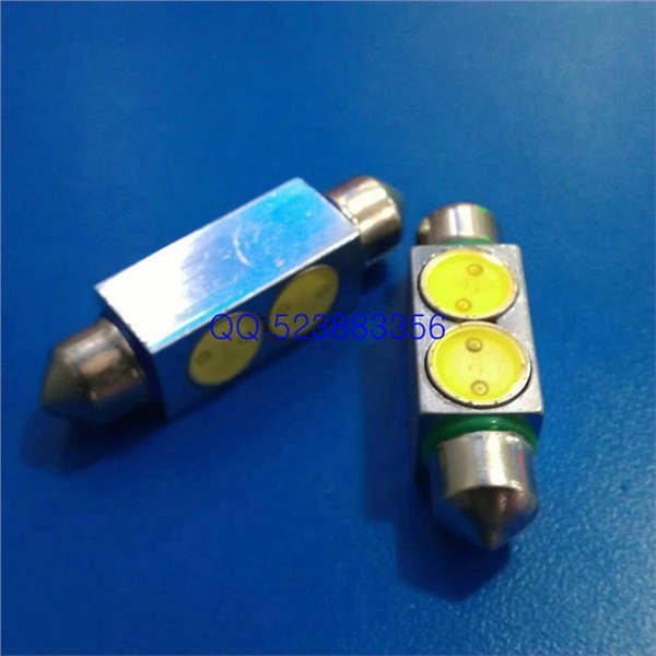 双尖大功率汽车LED双尖阅读车灯大功率2W白色蓝色